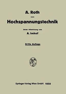 E-Book (pdf) Hochspannungstechnik von Arnold Roth