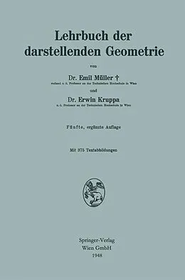 E-Book (pdf) Lehrbuch der darstellenden Geometrie von Emil Müller, Erwin Kruppa