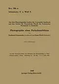 E-Book (pdf) Photographie eines Perlschnurblitzes von Ferdinand Scheminzky, Franz Wolf