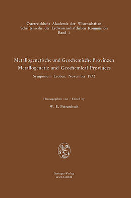 E-Book (pdf) Metallogenetische und Geochemische Provinzen / Metallogenetic and Geochemical Provinces von 