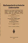 E-Book (pdf) Mathematisch-technische Zahlentafeln von Andreas Velten