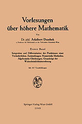 E-Book (pdf) Integration und Differentiation der Funktionen einer Veränderlichen von Adalbert Duschek