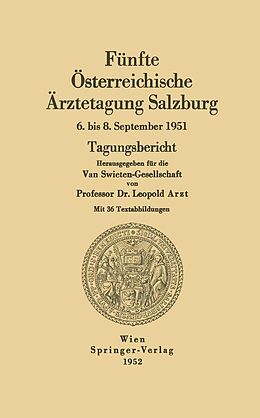 E-Book (pdf) Fünfte Österreichische Ärztetagung Salzburg von 