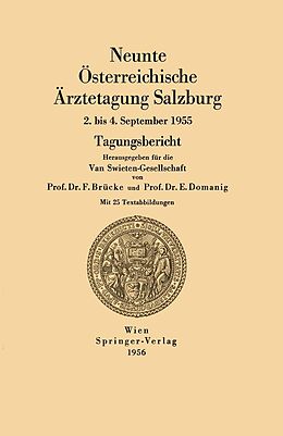 E-Book (pdf) Neunte Österreichische Ärztetagung Salzburg von 