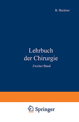 Kartonierter Einband Lehrbuch der Chirurgie von A. von Eiselsberg, B. Breitner, P. Clairnond