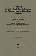 E-Book (pdf) Schlüssel zur mikroskopischen Bestimmung der Wiesengräser im blütenlosen Zustande von Hans Schindler, Otto Porsch