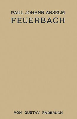 E-Book (pdf) Paul Johann Anselm Feuerbach von Gustav Radbruch
