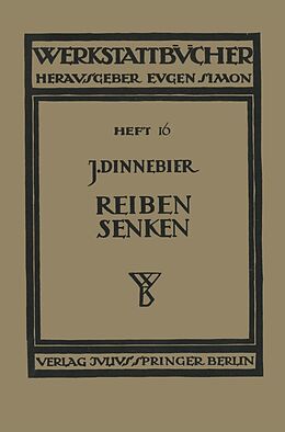 E-Book (pdf) Reiben und Senken von J. Dinnebier