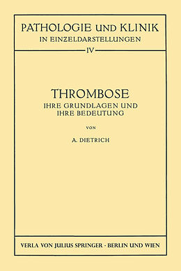 E-Book (pdf) Thrombose von Albert Dietrich