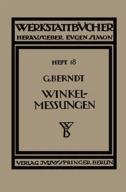 E-Book (pdf) Technische Winkelmessungen von G. Berndt