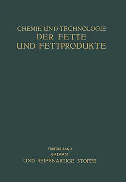 E-Book (pdf) Seifen und Seifenartige Stoffe von NA Bergell, NA Chwala, NA Dittmer