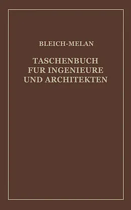 E-Book (pdf) Taschenbuch für Ingenieure und Architekten von H. Baudisch, Fr. Bleich, Alfred Haerpfer