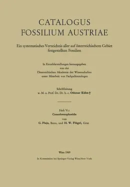 E-Book (pdf) Conodontophorida von G. Flajs, H.W. Flügel