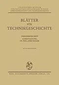 E-Book (pdf) Blätter für Technikgeschichte von Josef Nagler