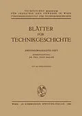 E-Book (pdf) Blätter für Technikgeschichte von Josef Nagler