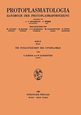 E-Book (pdf) Die Nukleinsäuren des Cytoplasmas von Günther Kiefer, Walter Sandritter