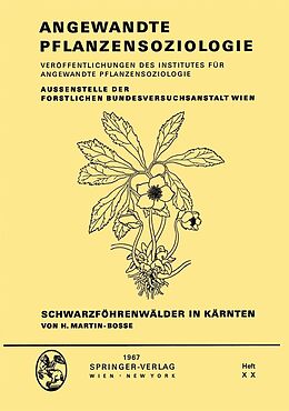 E-Book (pdf) Schwarzföhrenwälder in Kärnten von H. Martin-Bosse