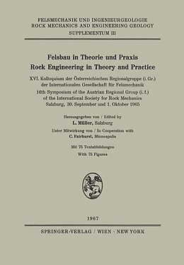 E-Book (pdf) Felsbau in Theorie und Praxis Rock Engineering in Theory and Practice von 