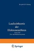 E-Book (pdf) Laufzeittheorie der Elektronenröhren von Herbert W. König