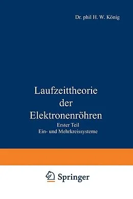 E-Book (pdf) Laufzeittheorie der Elektronenröhren von Herbert W. König