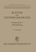 E-Book (pdf) Blätter für Technikgeschichte von Josef Nagler