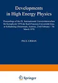E-Book (pdf) Developments in High Energy Physics von