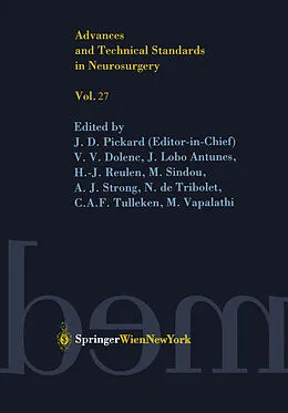 E-Book (pdf) Advances and Technical Standards in Neurosurgery von J. D. Pickard, V. V. Dolenc, J. Lobo Antunes