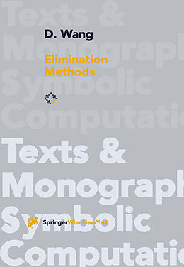 E-Book (pdf) Elimination Methods von D. Wang