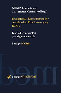 E-Book (pdf) Internationale Klassifizierung der medizinischen Primärversorgung ICPC-2 von 
