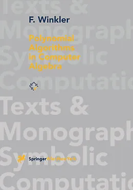 E-Book (pdf) Polynomial Algorithms in Computer Algebra von Franz Winkler