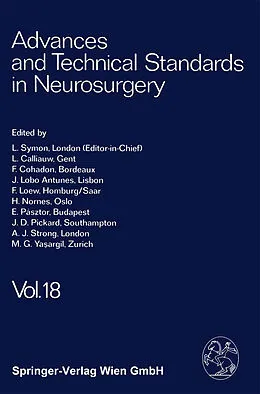 E-Book (pdf) Advances and Technical Standards in Neurosurgery von L. Symon, M. G. Ya?argil, L. Calliauw
