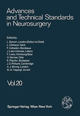 E-Book (pdf) Advances and Technical Standards in Neurosurgery von L. Symon, M. G. Ya?argil, L. Calliauw