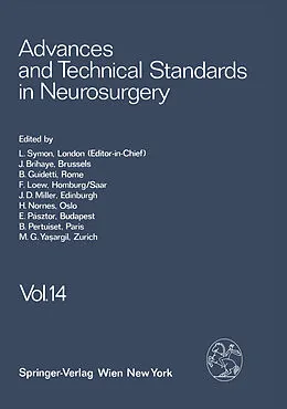 E-Book (pdf) Advances and Technical Standards in Neurosurgery von L. Symon, J. Brihaye, B. Guidetti