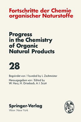 Kartonierter Einband Fortschritte der Chemie Organischer Naturstoffe / Progress in the Chemistry of Organic Natural Products von 