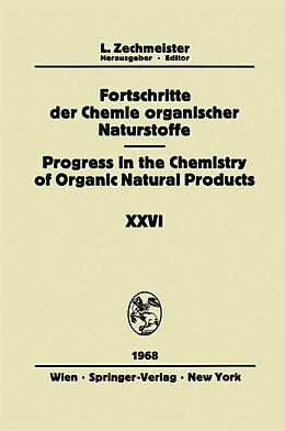 E-Book (pdf) Fortschritte der Chemie Organischer Naturstoffe/Progress in the Chemistry of Organic Natural Products von L. Zechmeister