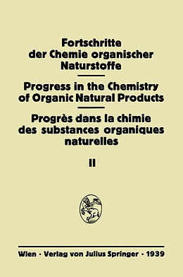 Kartonierter Einband Fortschritte der Chemie Organischer Naturstoffe von 
