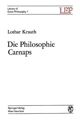 E-Book (pdf) Die Philosophie Carnaps von Lothar Krauth