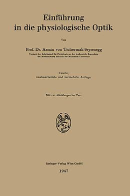 E-Book (pdf) Einführung in die physiologische Optik von Armin v. Tschermak-Seysenegg