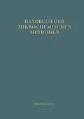 E-Book (pdf) Handbuch der Mikrochemischen Methoden von E. Broda, T. Schönfeld, T. Bernert