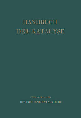Kartonierter Einband Handbuch Der Katalyse von 