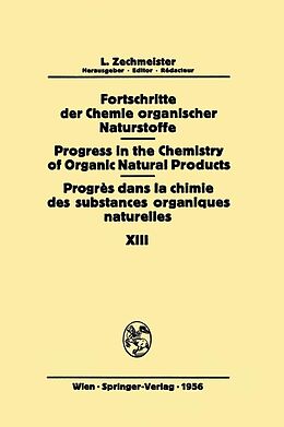 eBook (pdf) Fortschritte der Chemie Organischer Naturstoffe / Progress in the Chemistry of Organic Natural Products / Progrès dans la Chimie des Substances Organiques Naturelles de 