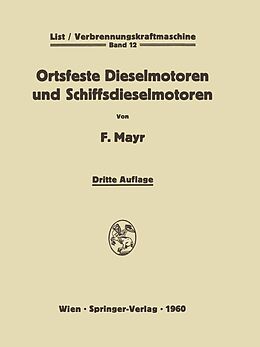 E-Book (pdf) Ortsfeste Dieselmotoren und Schiffsdieselmotoren von Fritz Mayr