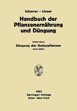 E-Book (pdf) Düngung der Kulturpflanzen von N. Atanasiu, W. Baden, F. Baltin