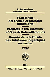 Couverture cartonnée Fortschritte Der Chemie Organischer Naturstoffe / Progress in the Chemistry of Organic Natural Products / Progrès Dans La Chimie Des Substances Organiques Naturelles de 