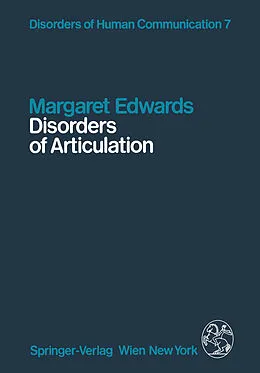 E-Book (pdf) Disorders of Articulation von Margaret Edwards