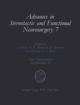 Kartonierter Einband Advances in Stereotactic and Functional Neurosurgery 7 von 