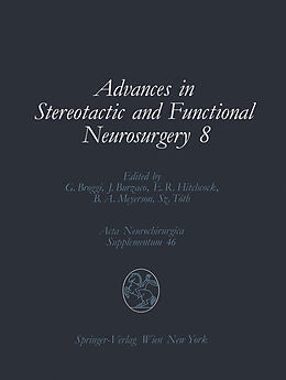 Kartonierter Einband Advances in Stereotactic and Functional Neurosurgery 8 von 