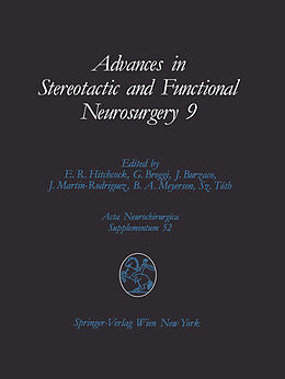 Kartonierter Einband Advances in Stereotactic and Functional Neurosurgery 9 von 