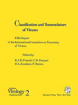 E-Book (pdf) Classification and Nomenclature of Viruses von 