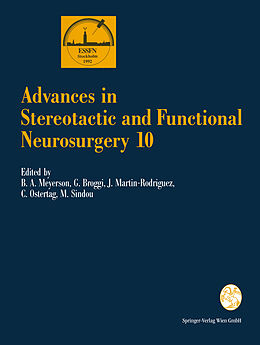 Kartonierter Einband Advances in Stereotactic and Functional Neurosurgery 10 von 